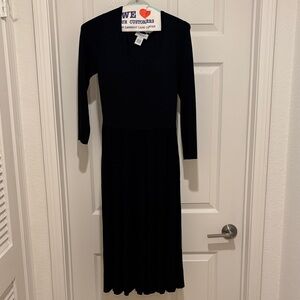 Carmen Black Midi Dress
